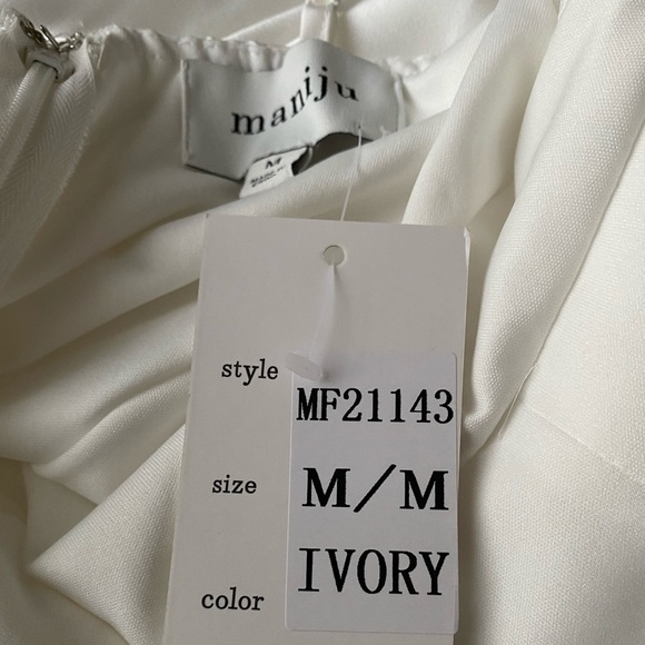 Lulu's Elegant White Midi Dress - Picture 12 of 14